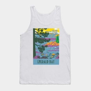 WPA Poster of Lake Tahoe at Emerald Bay State Park, California Tank Top